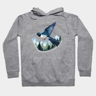 Swallow Bird Hoodie